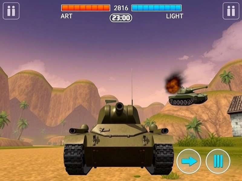 Indian Tank Dominance Gameplay Screenshot